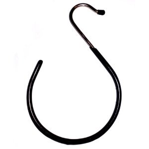 Schalhalter, Gürtelhalter, schwarz beschichtet