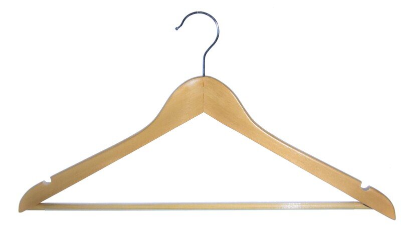 Formbügel Lotus mit  rutschfestem Hosensteg und Kerben   